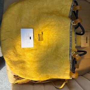 Jimmy Choo Yellow Tote Bag Vibrant Durable Design